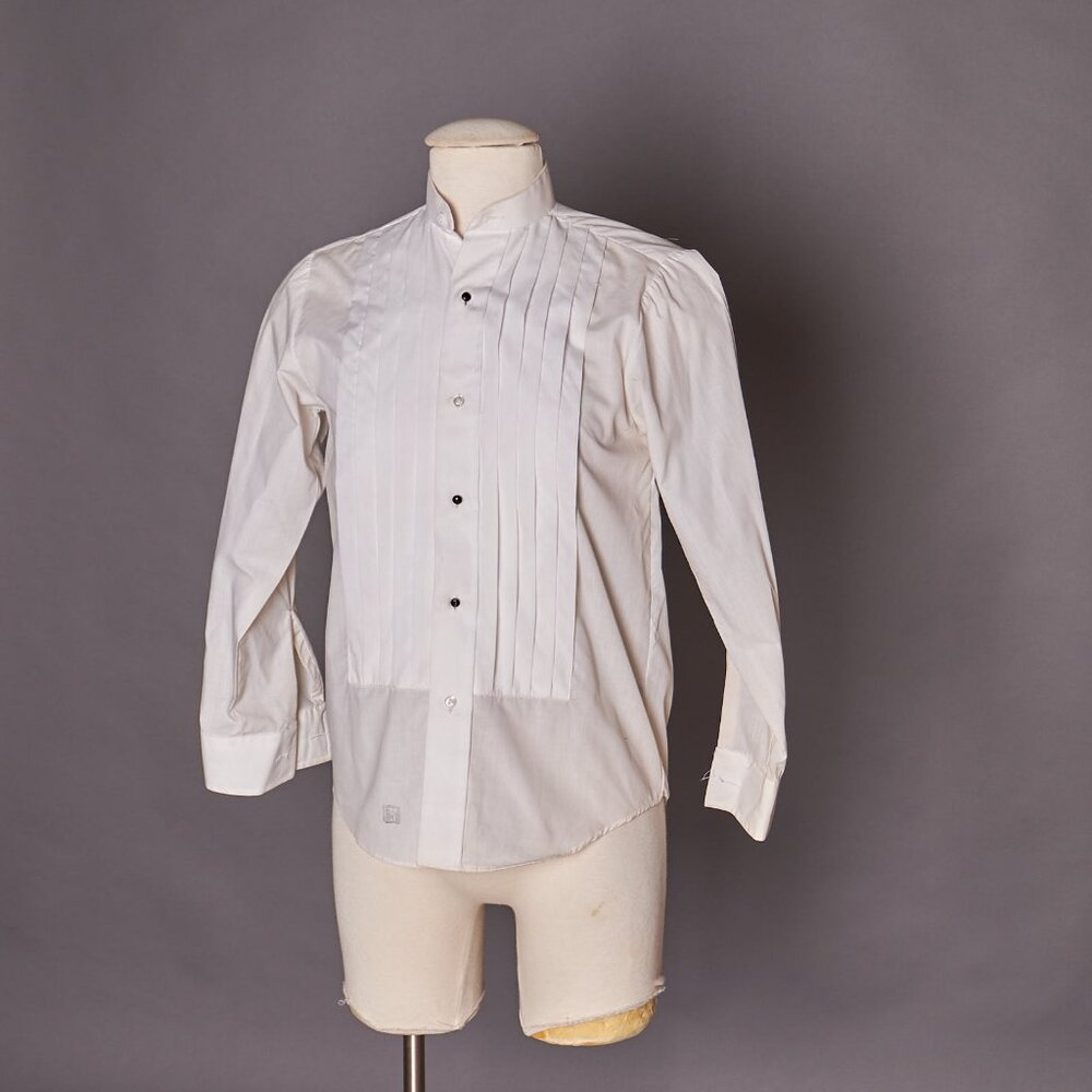1970s Lord West Tuxedo Button Up Shirt